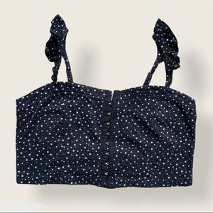 Wild Fable Star Pattern Crop Top